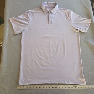 2022 Vineyard Vines Polo Shirt Brrr.pink& Grey Stripe Mens M. Shep&Ian Colab
